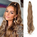 wig ponytail female grab clip waterfall